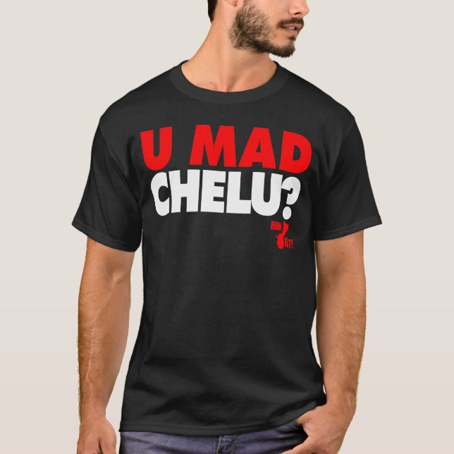 T-shirt La GUAM COURENT 671 U Chelu fou ? T (Devant)