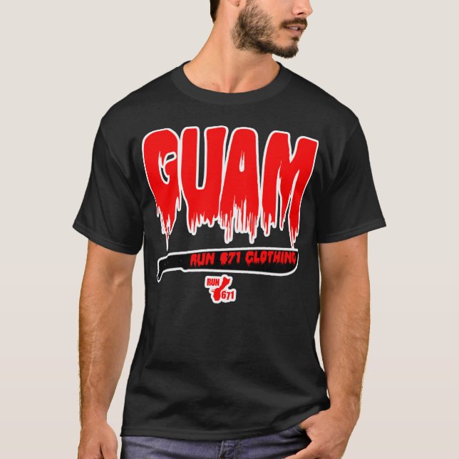 T-shirt La GUAM COURENT la machette 671 (Devant)