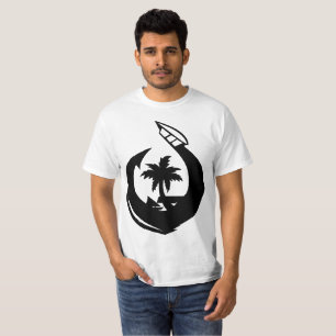 T-shirt La GUAM COURENT le crochet 671 et scellent le noir