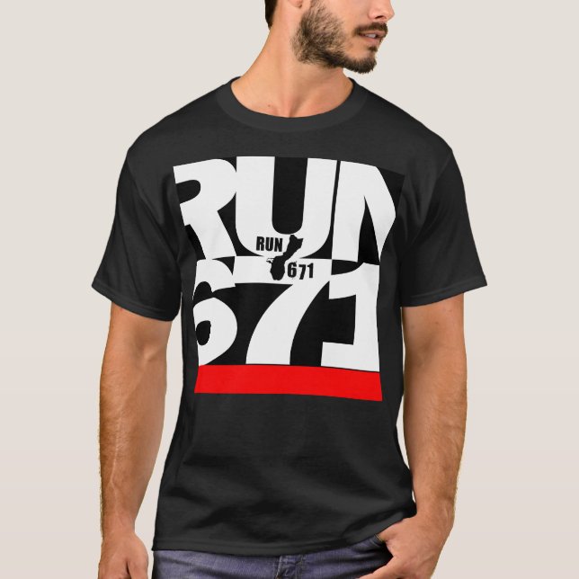 T-SHIRT LA GUAM S'ÉPUISENT 671 LA BOÎTE (Devant)