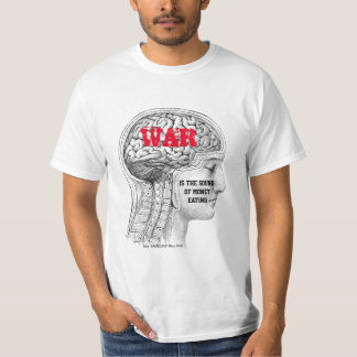 T-shirt La GUERRE est le son de l'argent manger~micro poèm