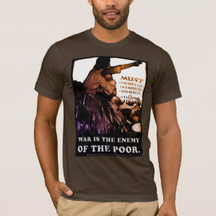 T-shirt La guerre est l'ennemi
