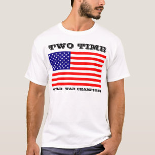 T-shirt La guerre mondiale de deux fois soutient la