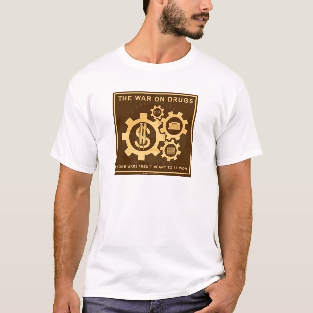 T-shirt La guerre sur des drogues (Devant)