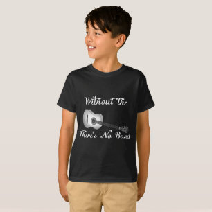 T-shirt La guitare acoustique badine la pièce en t de