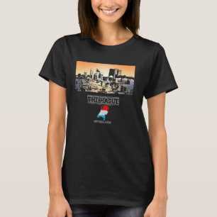 T-shirt la hague Pays-Bas Skyline Vacation Souvenir ci