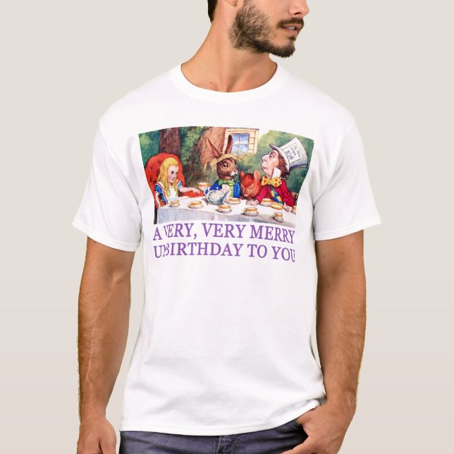 T-SHIRT LA HAINE DE MAD SOUHAITE À ALICE UN JOLI ANNIVERSA (Devant)