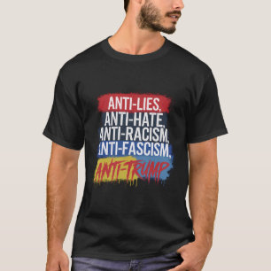 T-shirt La Haine Mentionne Le Racisme Le fascisme Résiste 