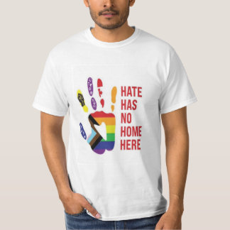 T-shirt La haine n'a pas sa place ici