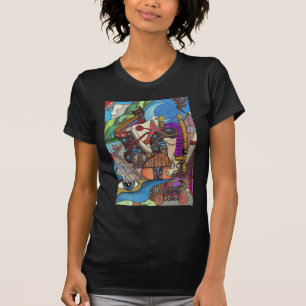 T-shirt La haute carte de tarot de prêtresse par Kaye