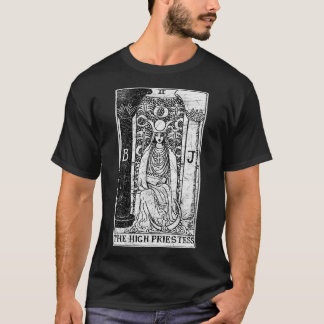 T-shirt La High Priestess Tarot Card Major Arcana fortune
