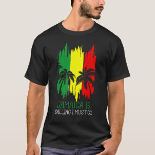 T-shirt La Jamaïque Dit Que Je Dois Aller À Jamaican Beach
