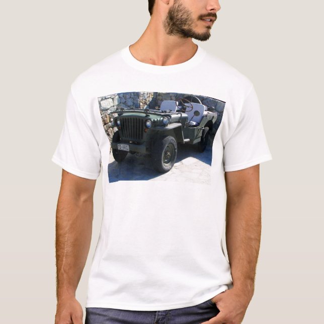 T-shirt La jeep de Willy classique (Devant)