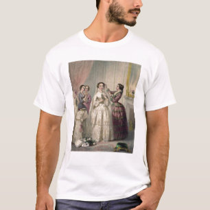 T-shirt La jeune mariée, gravée par J. Battannier, 1852-53