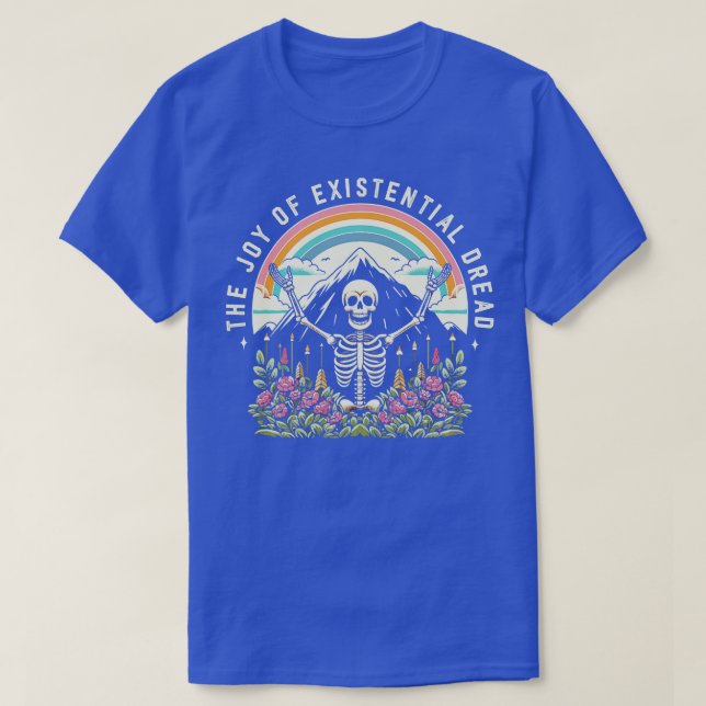 T-shirt La Joie De La Peur Existentielle (Design devant)