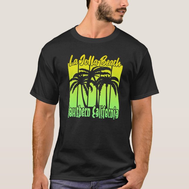 T-shirt La Jolla Beach Californie du Sud (Devant)