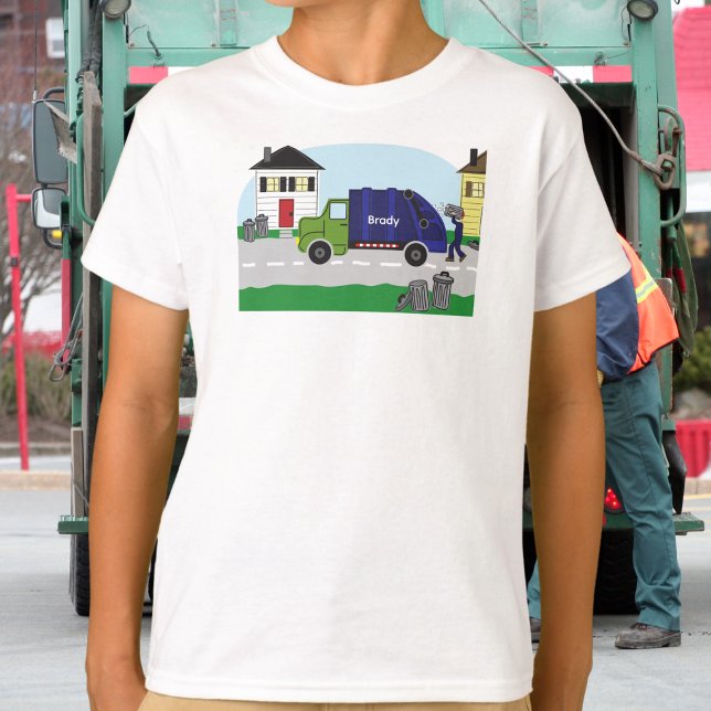 T-shirt La Journée des ordures est la meilleure !" Nom du  (Créateur téléchargé)