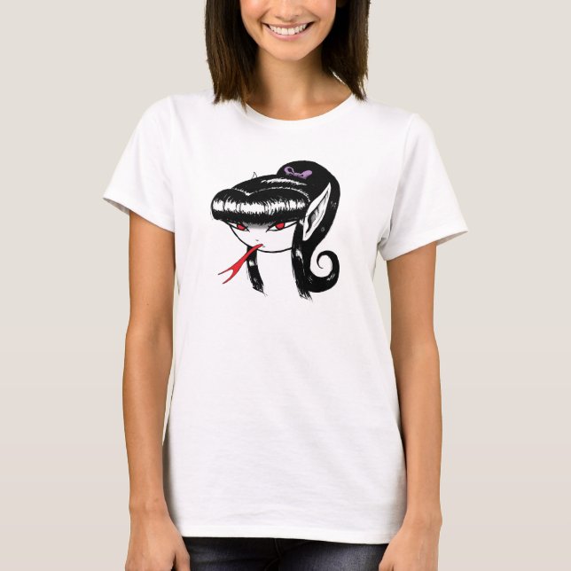T-shirt La langue bifurquée de Reiko (Devant)