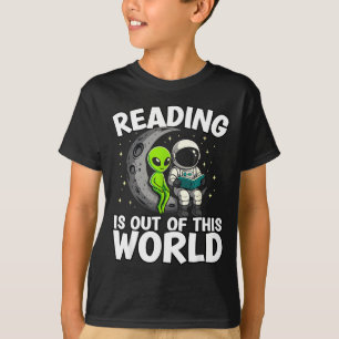 T-shirt La lecture est hors de ce monde des livres drôles