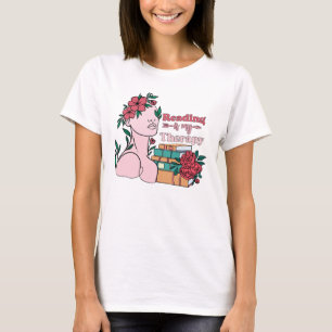 T-shirt La lecture est ma thérapie