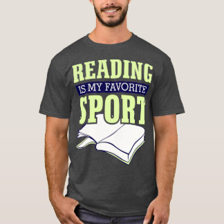 T-shirt La lecture est mon sport favori
