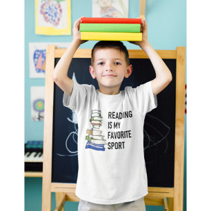 T-shirt La lecture est mon sport favori