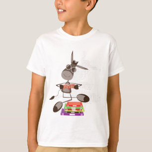 T-shirt La lecture intellectuelle d'âne
