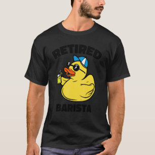 T-shirt La légende a pris sa retraite Barista