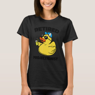 T-shirt La Légende A Pris Sa Retraite Projectionniste