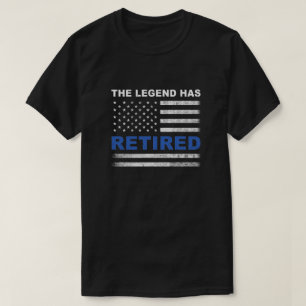 T-shirt La légende a retiré le policier G