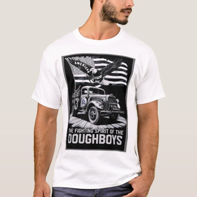 T-shirt La légende américaine : Les Doughboys (Devant)