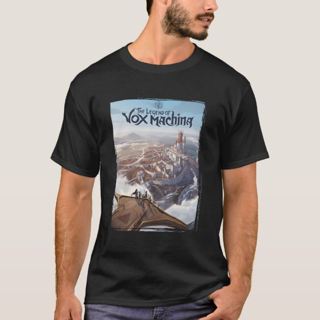 T-shirt La Légende De L'Affiche De Vox Machina (Devant)