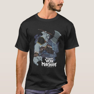 T-shirt La Légende De Vox Machina Grog Strongjaw Avec Ax