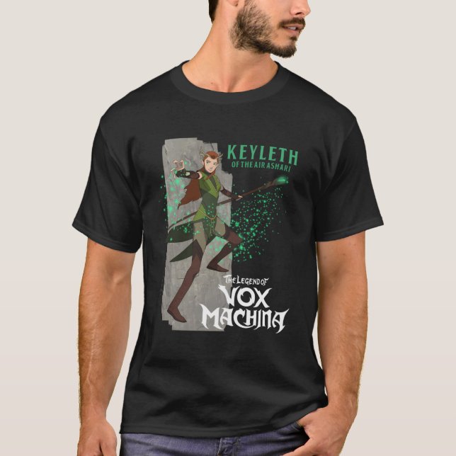 T-shirt La Légende De Vox Machina Keyleth (Devant)