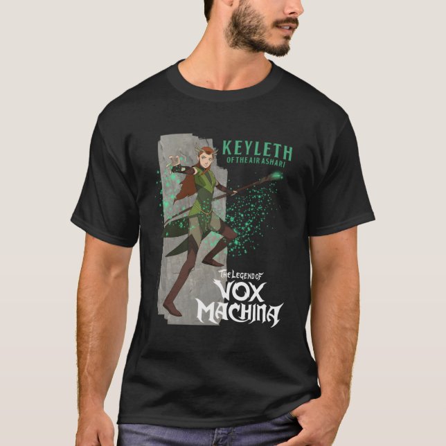 T-shirt La Légende De Vox Machina Keyleth (Devant)