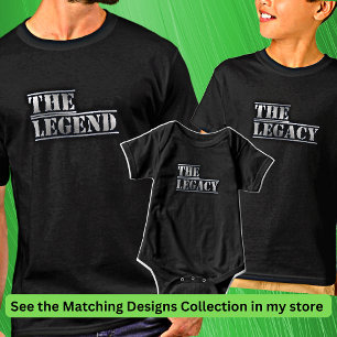 T-shirt La Légende Le Jeu De Correspondance Père Héritage