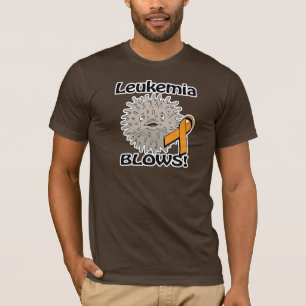 T-shirt La leucémie frappe le design de sensibilisation