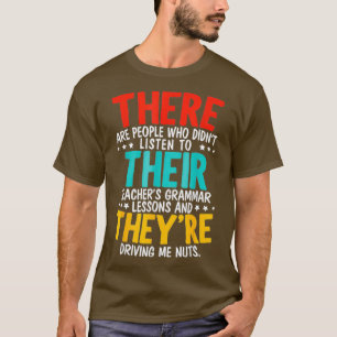 T-shirt Là, Leur Grammaire Nazy Propice