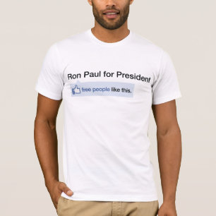 T-shirt La liberté de Ron Paul est chemise populaire