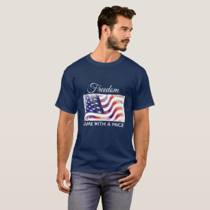T-shirt La Liberté Drapeau Américaine Des Chemises Hommes 
