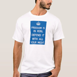 T-shirt La liberté est dans le péril