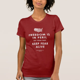 T-shirt La liberté est dans le péril. Faites votre partie