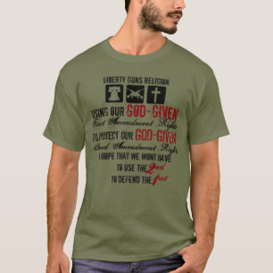T-shirt La liberté lance la religion