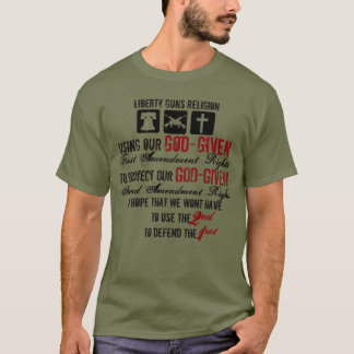 T-shirt La liberté lance la religion