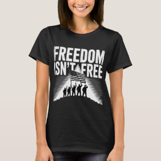 T-shirt La liberté n’est pas une conception militaire patr