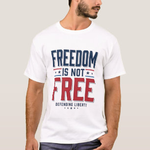 T-shirt La liberté n'est pas gratuite Design de chemise vi