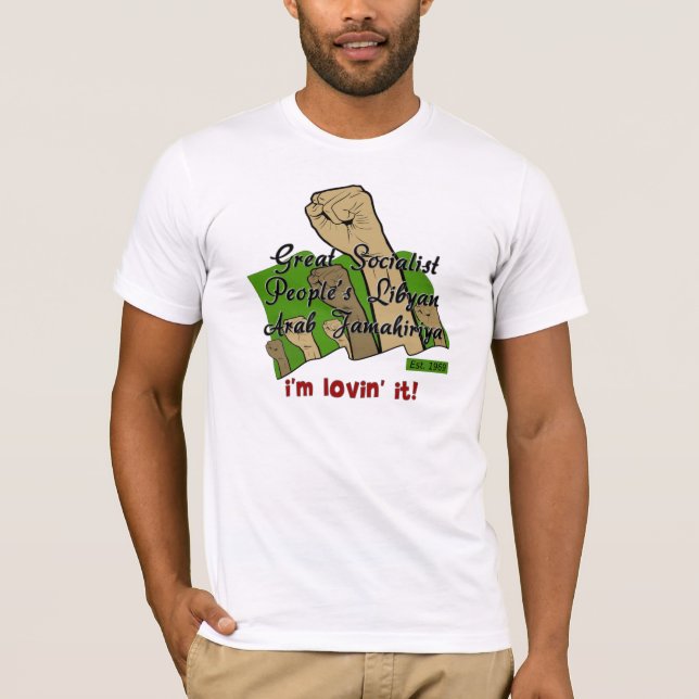 T-shirt La Libye libre (Devant)