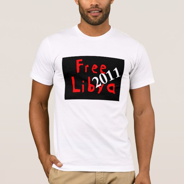 T-shirt la Libye libre 2011 (Devant)