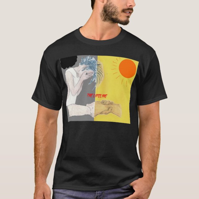 T-shirt La ligne de sauvetage (Devant)