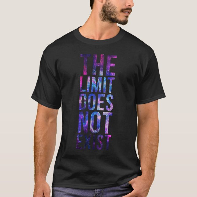 T-shirt La limite n'existe pas (Devant)
